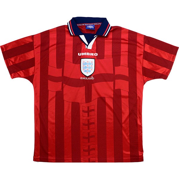 Camiseta Inglaterra Replica Segunda Ropa Retro 1998 Rojo